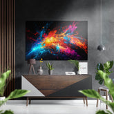 Colors of Space Brushed Aluminum Dibond Wall Art.